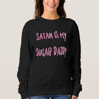 Camiseta Satan é meu Papai Açúcar Roupas Gays Citação Menin