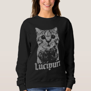 Camiseta Satanás Cat oculta Lucipar Anticristo Baphomet 66