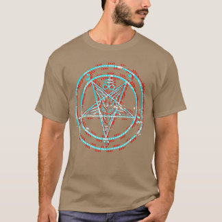 Camiseta Satanic Pentagram Baphomet Vaporwave Aesthetic Hor