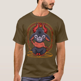 Camiseta Satanismo oculto do Pentagrama da Satã-de-granizo