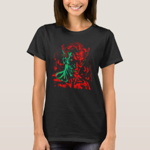 Camiseta Satanista Demônio Vermelho Mamão