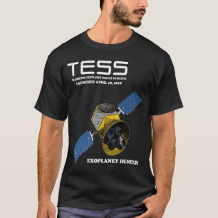 Camiseta Satélite de Pesquisa Exoplanetária em Transitação
