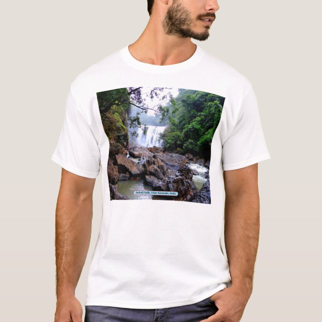 Camiseta Sathodi Falls, Uttar Kannada, Índia (Frente)