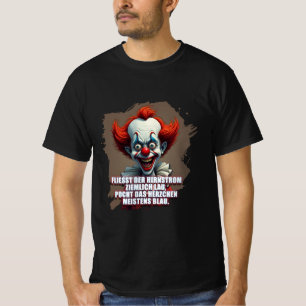 Camiseta Sátira de palhaço sobre humores azuis