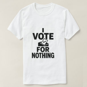 Camiseta Sátira Política Design Minimalista de Meme