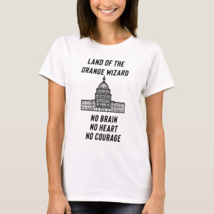 Camiseta Sátira Política: O Mago Laranja no Capitólio