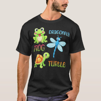 Camiseta Sátira Política Sutil Sapo Libélula Tartaruga