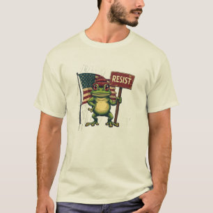Camiseta Sátira Política Vintage da Rã de Portland