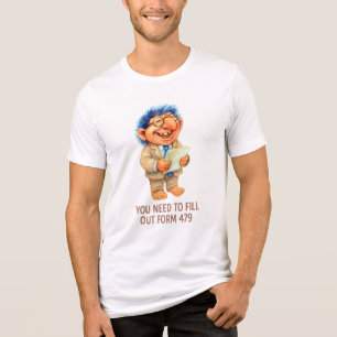 Camiseta Satire Líder da Equipe do Gerenciador de Troll do 