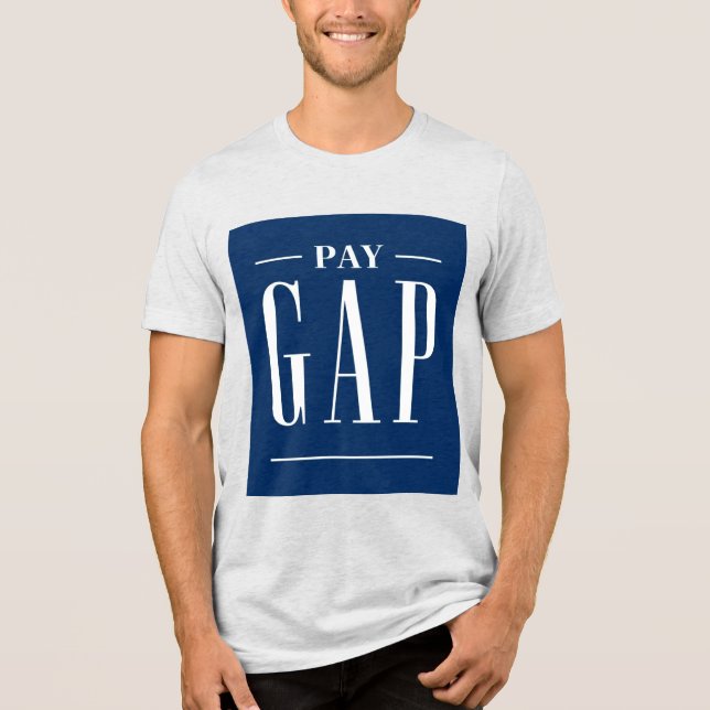 Camiseta Sátirica Paródia DESIGUALDADE SALARIAL (Frente)