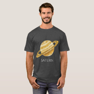 Camiseta Saturn Planet Watercolor T