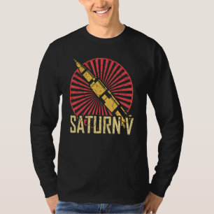 Camiseta Saturn V Rocket Launch Vehicle Space American Spac