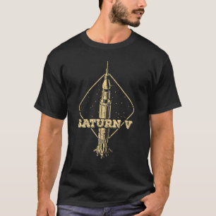 Camiseta Saturn V Rocket Launch Vehicle Space American Spac
