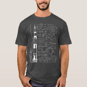 Camiseta Saturn V Saturn 5 Rocket Science Equations
