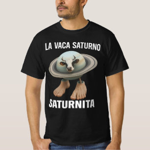 Camiseta Saturnita La Vaca Saturno Italian Brainrot Anivers