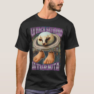 Camiseta Saturnita La Vaca Saturno Rotação Cerebral Italian