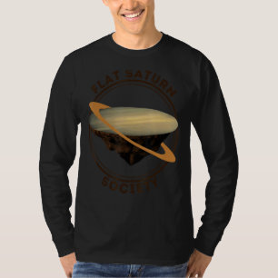 Camiseta Saturno Flat Saturn Society Saturn É Um Planeta Pl