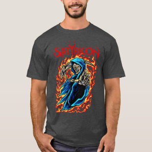 Camiseta Satyricon metal negro