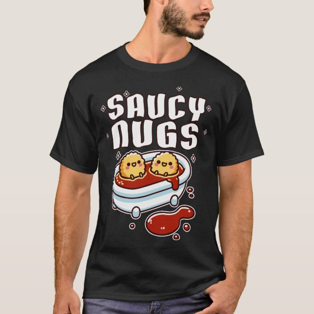 Camiseta Saucy Nugs Chicken Nuggets (Frente)