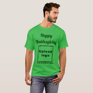 Camiseta Saudação de Ação de Graças de Negócios em Shamrock