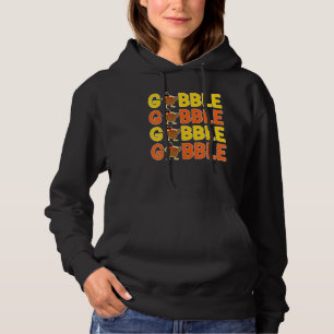Camiseta Saudação de Ação de Graças Gobble Jantar Peru