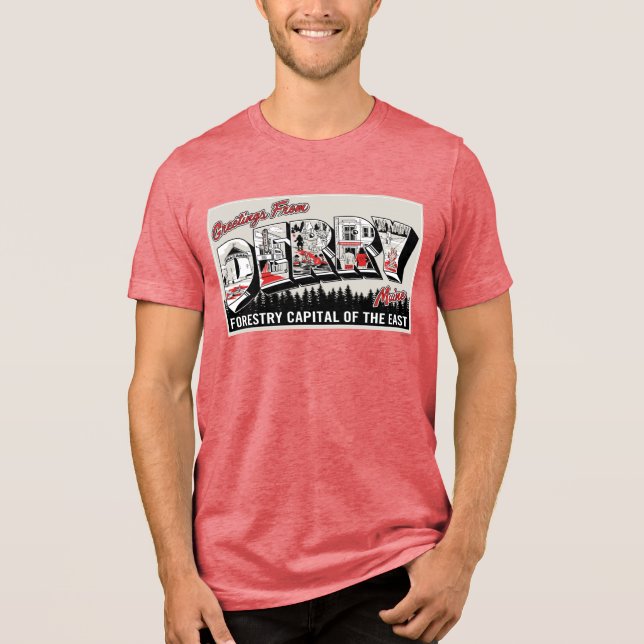 Camiseta Saudação De Derry Maine (Frente)