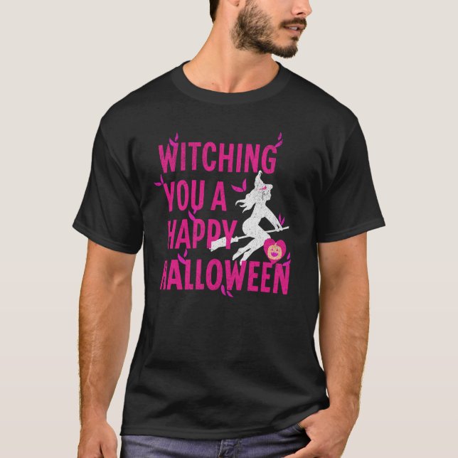 Camiseta Saudação de Halloween (Frente)
