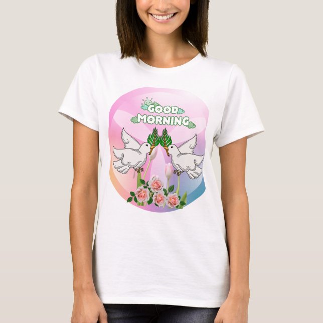 Camiseta Saudação de Serene Morning (Frente)