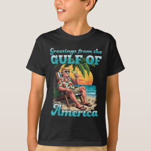 Camiseta Saudação Do Patriótico Golfo Da América Do Norte