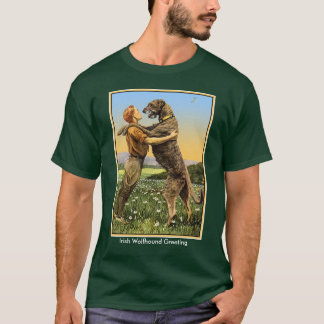 Camiseta "Saudação do Wolfhound Irlandês"