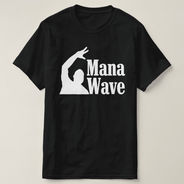 Camiseta Saudação Mana Wave Nova Zelândia (Frente do Design)