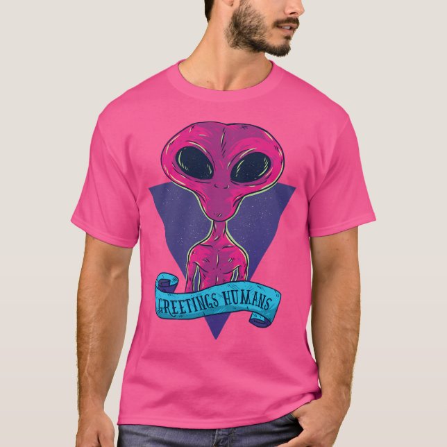 Camiseta Saudações alienígenas (Frente)