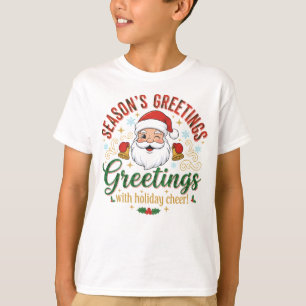 Camiseta Saudações com Alegria Natalina