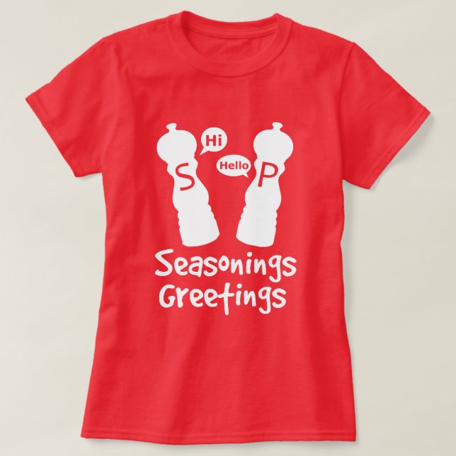 Camiseta Saudações das Seasonings (Frente do Design)