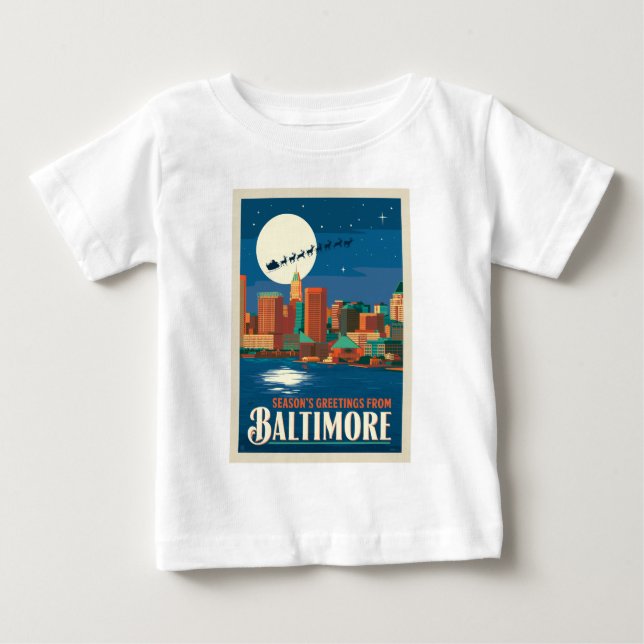 Camiseta Saudações de Baltimore (Frente)