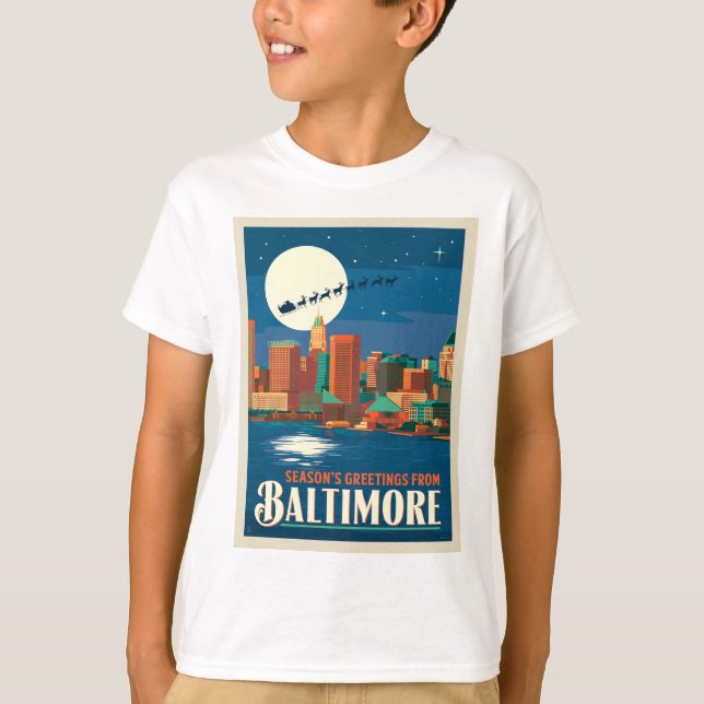 Camiseta Saudações de Baltimore (Frente)