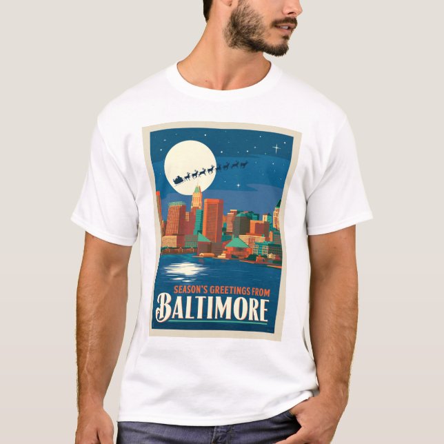 Camiseta Saudações de Baltimore (Frente)