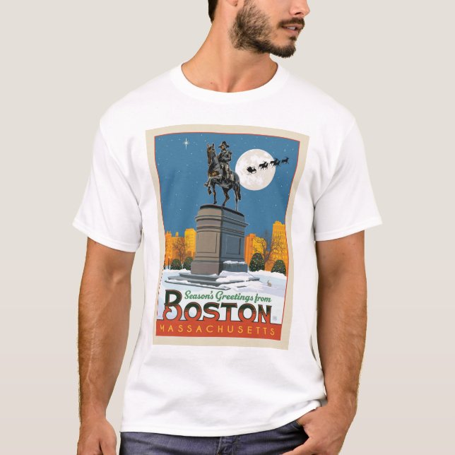 Camiseta Saudações de Boston Common! (Frente)