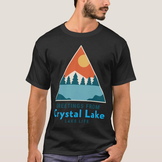 Camiseta Saudações de Crystal Lake (Frente)