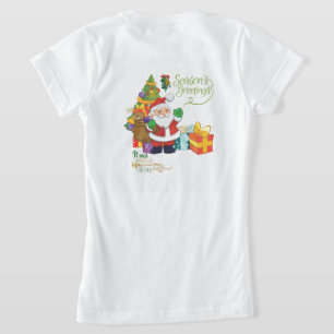 Camiseta Saudações de Festa Fique Fresco em Qualquer Lugar
