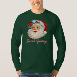 Camiseta Saudações de Fim de Ano - Papai Noel de Inverno