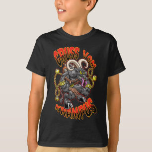 Camiseta Saudações De Gruss Vom Krampus Natal Festivo