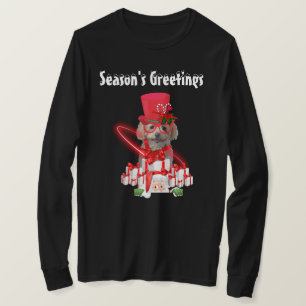 Camiseta Saudações de longa-manga