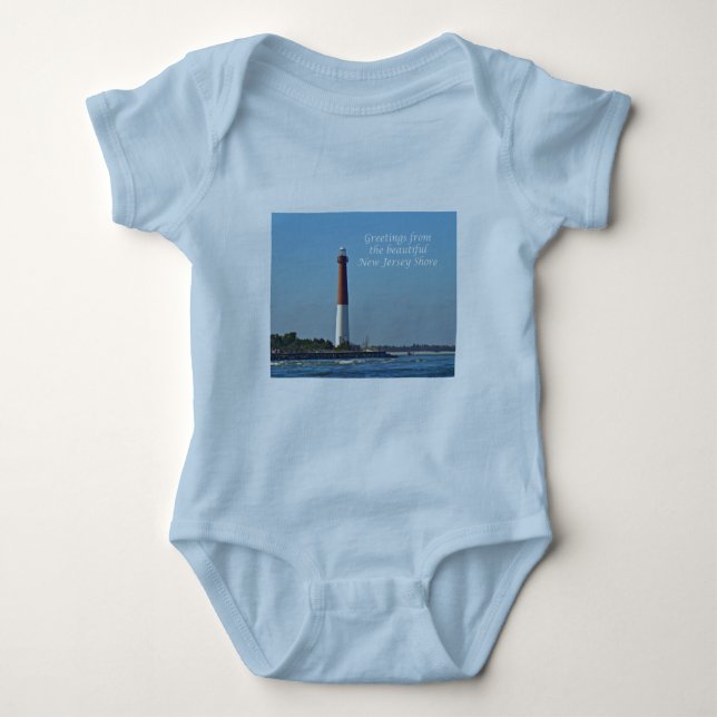 Camiseta Saudações De Nova Jersey - Barnegat Light (Frente)