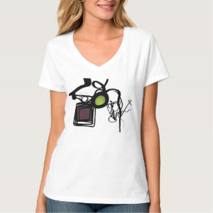 Camiseta Saudações de Philydion: Abstrato Black & White