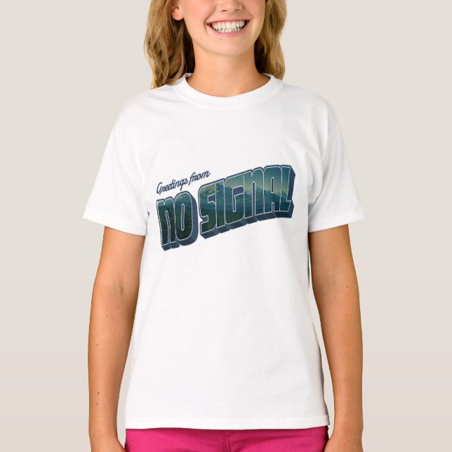 Camiseta Saudações de Sem Sinal (Frente)