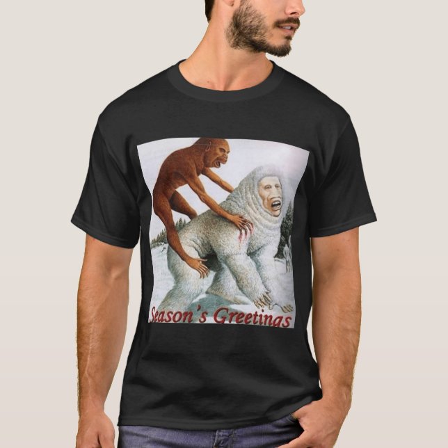 Camiseta saudações de temporada engraçadas (Frente)