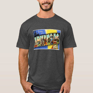 Camiseta Saudações Do Arkansas Retro Souvenir