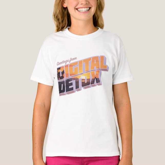 Camiseta Saudações do Digital Detox (Frente)