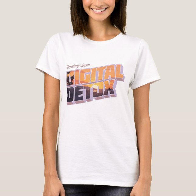 Camiseta Saudações do Digital Detox (Frente)